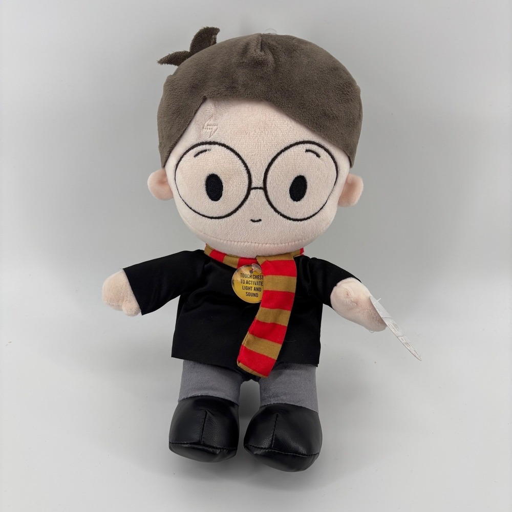 Kids Preferred Harry Potter Plush Toy Kids 13in Black NEW Light and Sound‎ Scarf